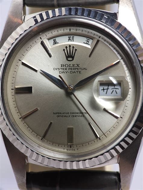 rolex day date chinese|rolex day date chart.